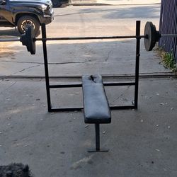Weight Bench With Weights 