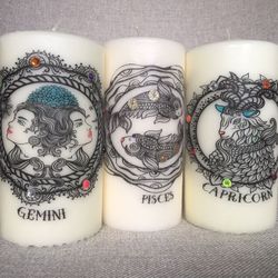 Zodiac candles