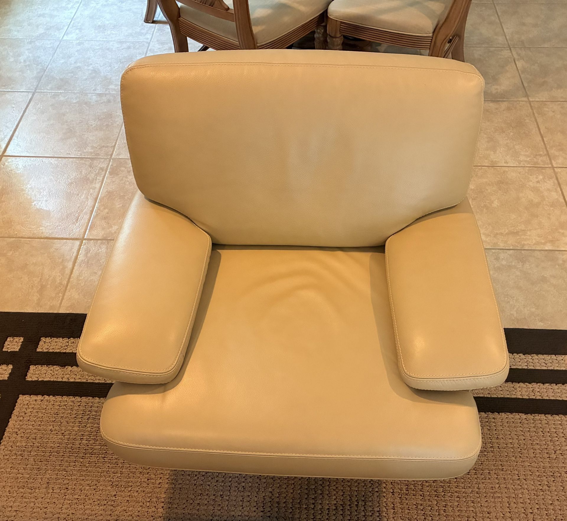 3 pieces Italian Leather Set