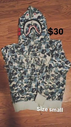 BAPE Shark Full-Zip Hoodie Size Small