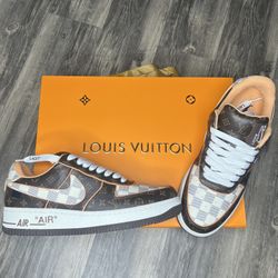 Louis Vuitton Air Force 1 Brand New With Box And Dust Cover