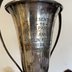 Antique Carnegie Hall Trophy 🏆 