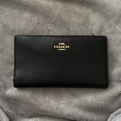 Coach Black Leather Wallet