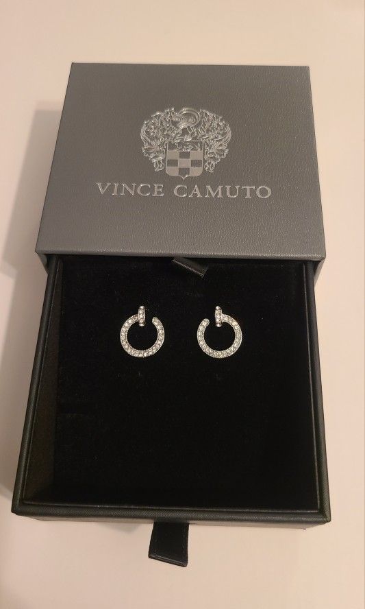 Vince Camuto Silver Ayla Earrings Brand New Beautiful Jewelry