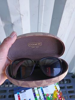 Coach sunglasses case