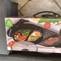 BRENTWOOD ELECTRIC HOT POT & GRILL