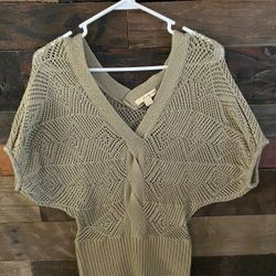 Brown/Tan Dressy Sweater 