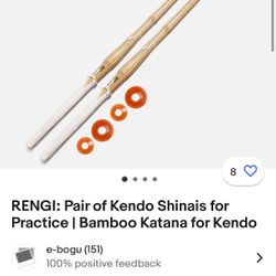 Rengi Kendo Swords ( bamboo )