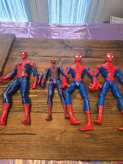 Spiderman action figures 10 and 12 inch