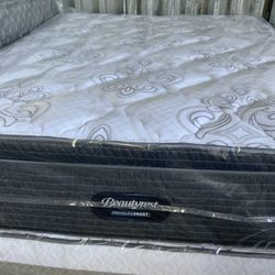 Brand New Pillow Top Queen Size Mattress And Box