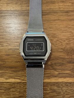 Casio Vintage Style Watch 38mm Pearl Dial A1000M-1BEF