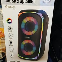 Tzumi Bluetooth Job site Speakerwith LED Lights