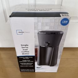 New Single Serve Iced Coffee Maker