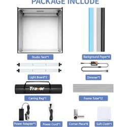 Travor Photo Booth 39”x39”x39”