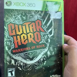 Guitar Hero Warriors Of Rock Xbox 360 Game