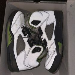 Air Jordan Retro Green Bean 5’s 2022