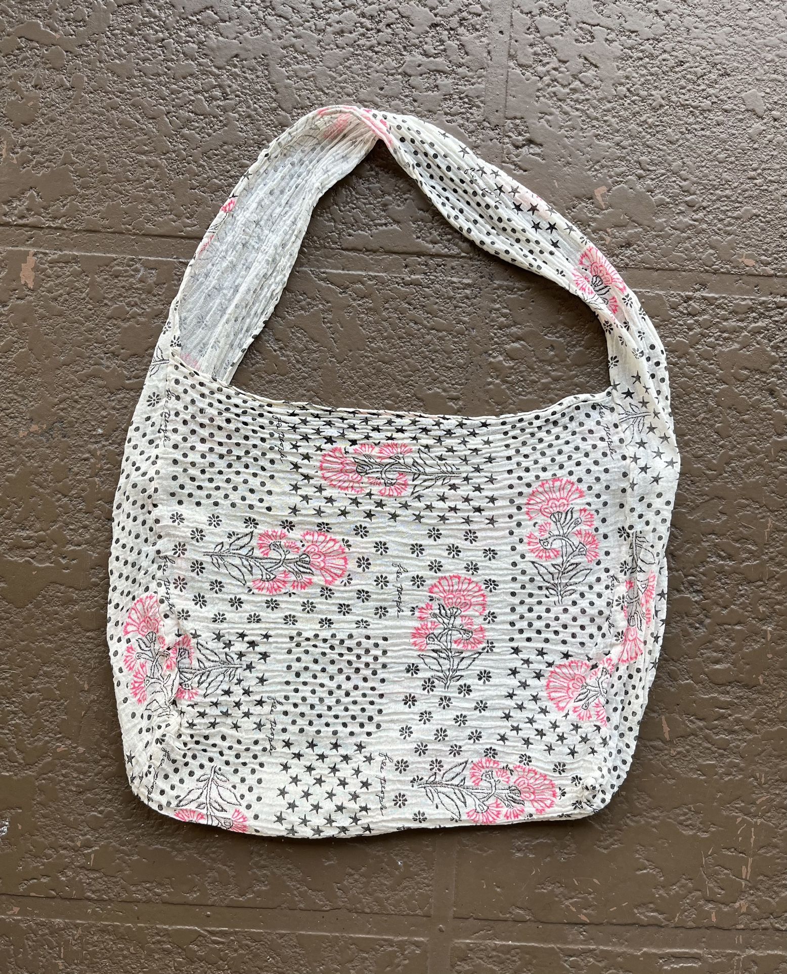 Brand new large Free People tote bag, reusable gauze shopping bag