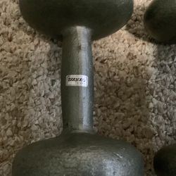 Cast Iron Dumbbells 