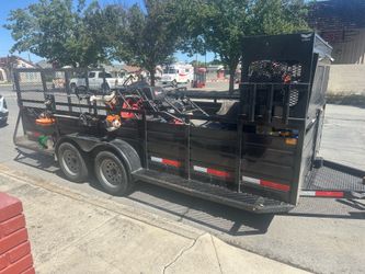 Landscape maintenance trailer