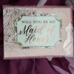 Maid Is Honor Card