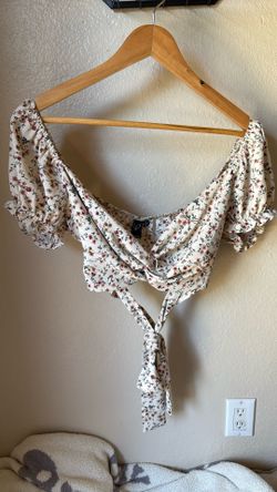 Floral Tie Top