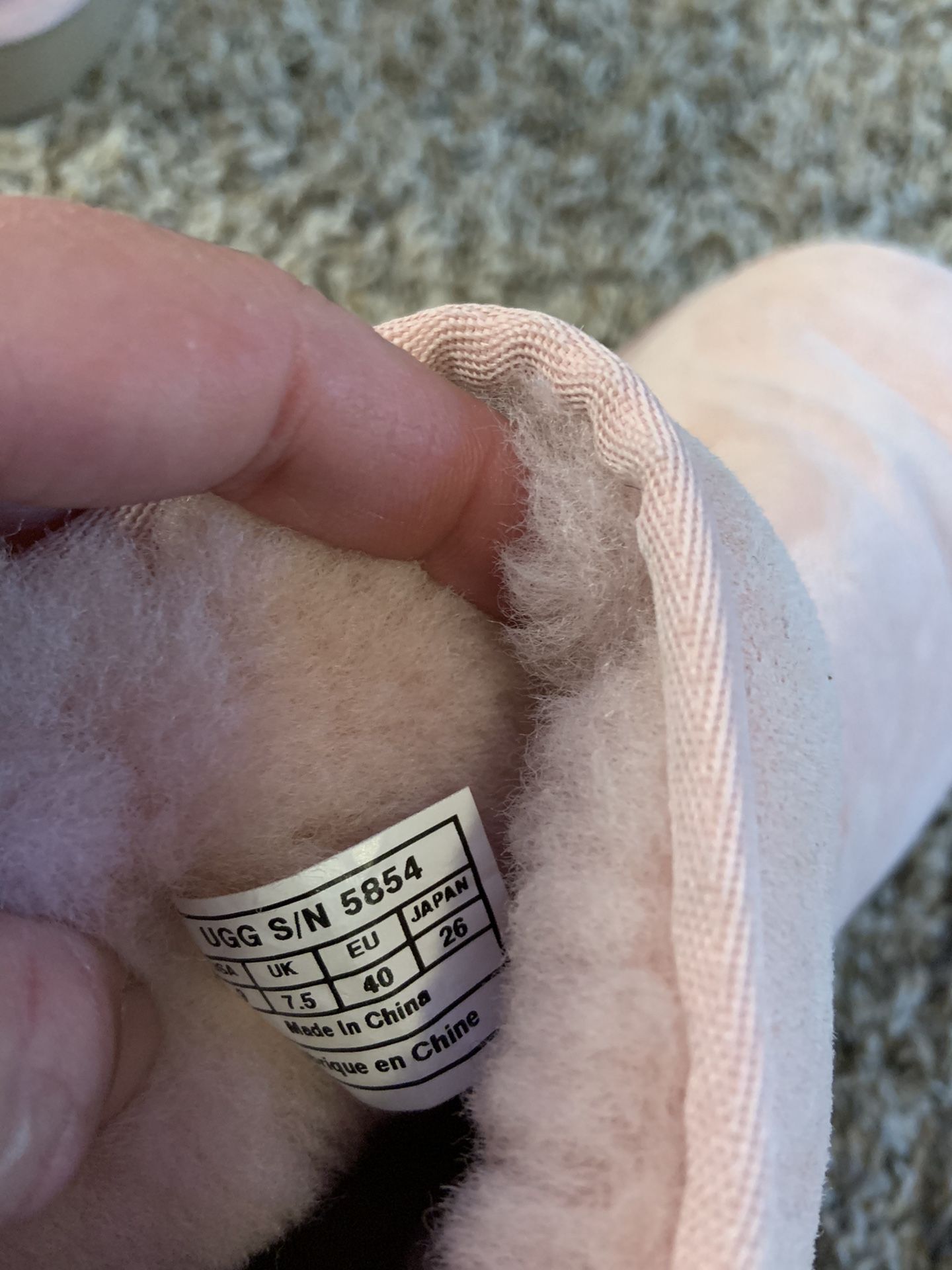 Women’s Pink Ugg Boots