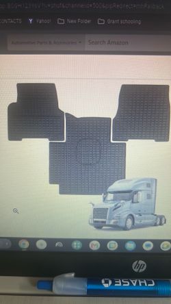 Floor mats for Volvo VNL 2004–2018