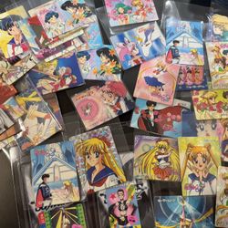 Vintage Sailor Moon Card Lot 1994