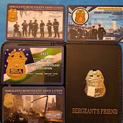 2026 NOVELTY NYPD SBA SERGEANTS # MINI FRIEND WALLET FREE COURTESY 