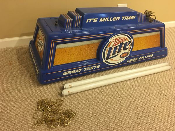 miller lite pool table felt