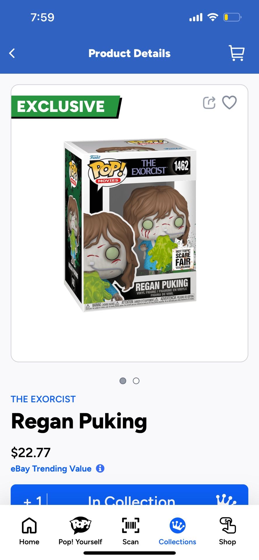 Regan Puking Funko