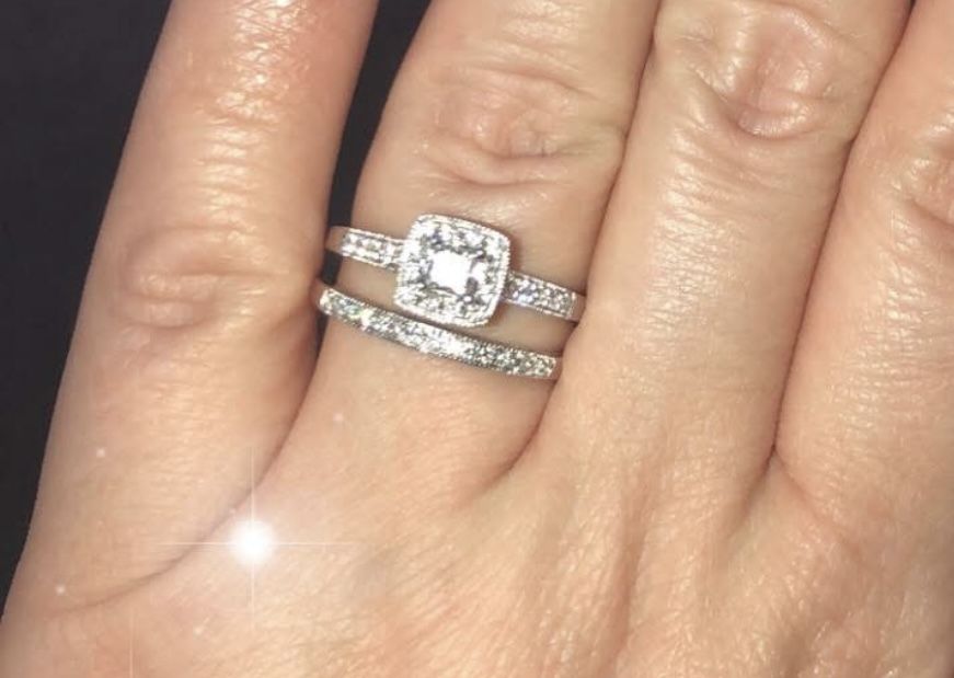 Engagement Ring And Wedding Band