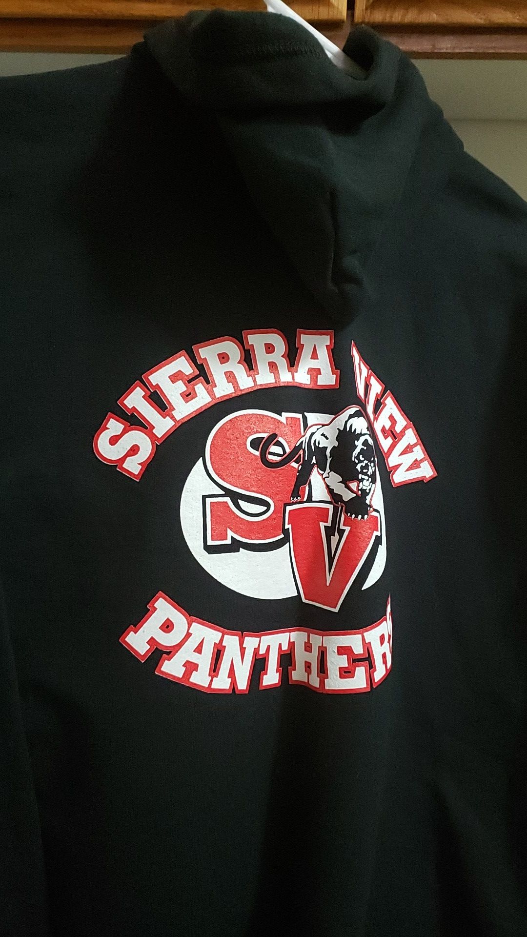 Sierra view school sweat jacket.