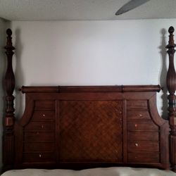 King Size Bedframe and Mattress 