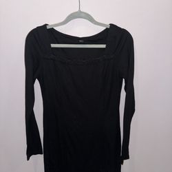 Women’s Large Black LongSleeve Dress 