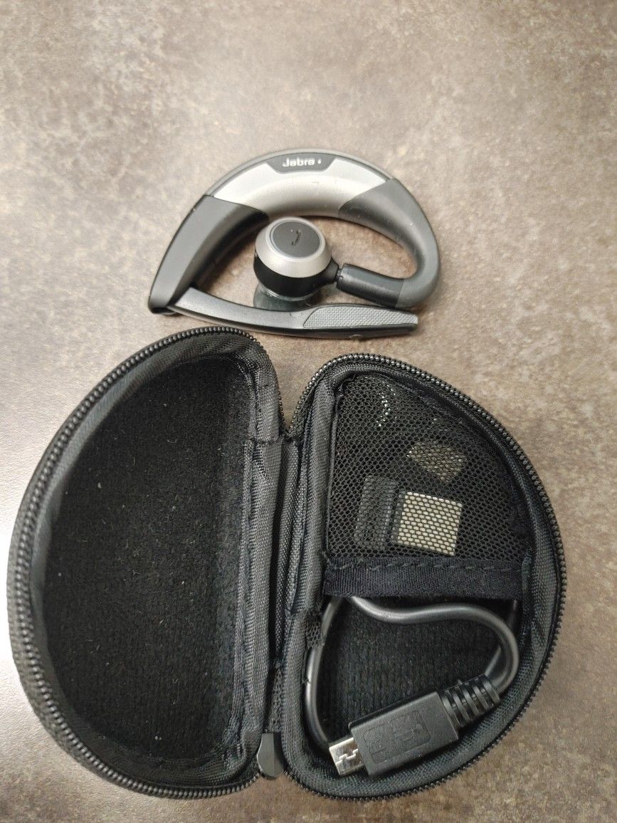 Jabra Motion UC Bluetooth headset.