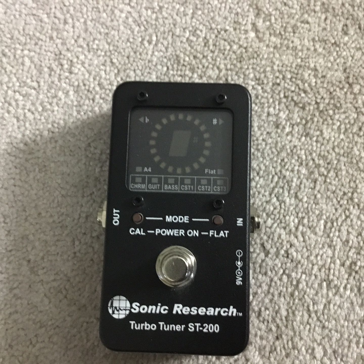 Sonic Research Turbo Tuner ST-200 Strobe Tuner for Sale in Gig