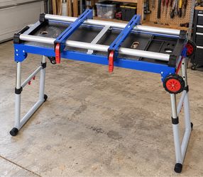 LuckyNote 5-in-1 Folding Workbench & Miter Saw Stand