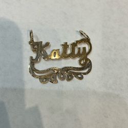 14k Name Pendant #107995-1 MJ