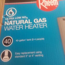 Rheem 40 Gal 12 Yr Warranty Water Heater