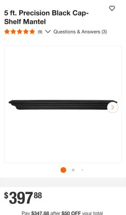 Fireplace mantel