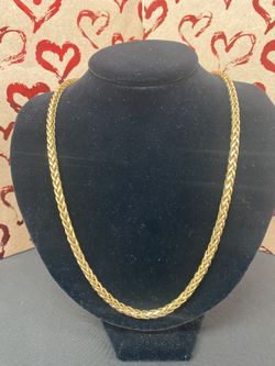 14k Hollow Wheat Chain  