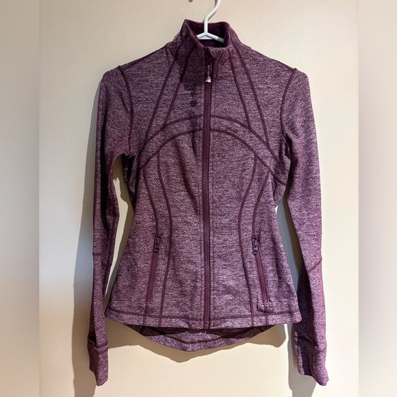 Lululemon Define Jacket Size 4 Heathered Purple