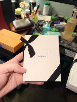 YSL Olive Green Card Holder