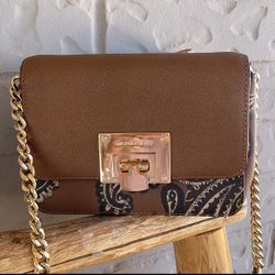 Michael Kors Leather Clutch x Crossbody