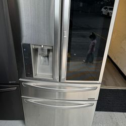 LG French 4 Door Knock Knock Refrigerator 