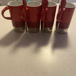 Starbucks Espresso Cups With Spoon