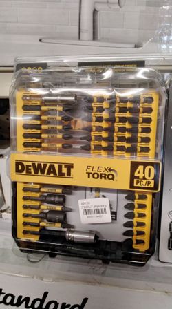 DEWALT 40PC./P. SCREWDRIVING BIT SET