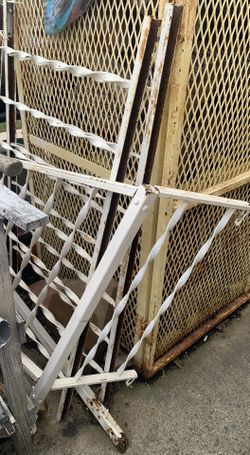 Stack Of Iron Railing.
