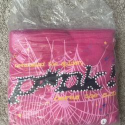 SP5DER HOODIE Pink V1